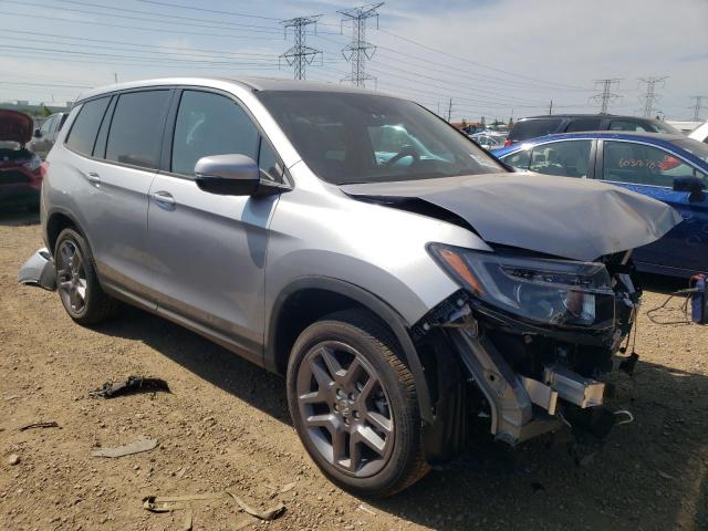 5FNYF8H58NB030825 - 2022 HONDA PASSPORT EXL فضي صورة 4