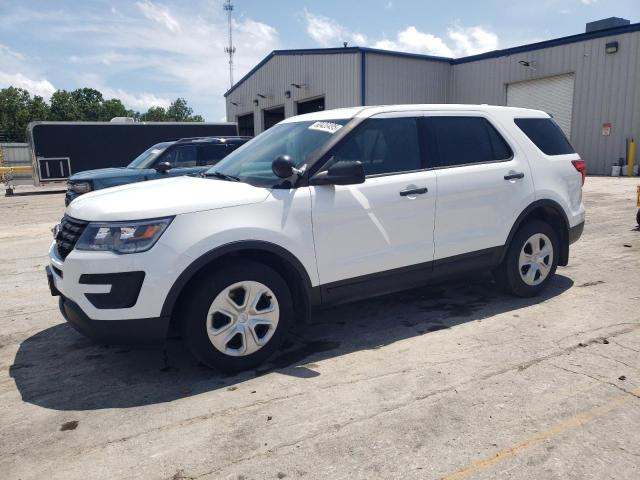 1FM5K8AR4HGC14581 - 2017 FORD EXPLORER POLICE INTERCEPTOR WHITE photo 1