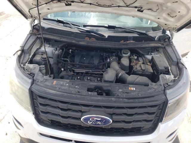 1FM5K8AR4HGC14581 - 2017 FORD EXPLORER POLICE INTERCEPTOR WHITE photo 12