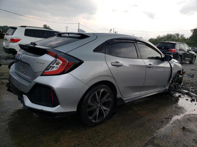 SHHFK7H4XJU415512 - 2018 HONDA CIVIC SPORT GRAY photo 3