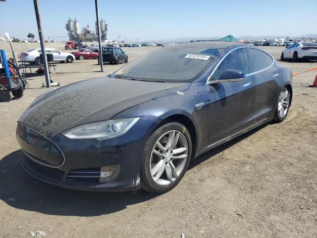 5YJSA1CG3DFP09775 - 2013 TESLA MODEL S ლურჯი ფოტო 1
