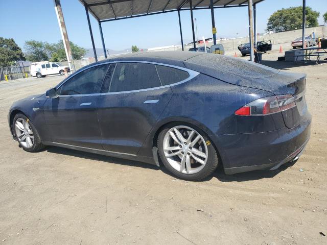 5YJSA1CG3DFP09775 - 2013 TESLA MODEL S BLUE photo 2