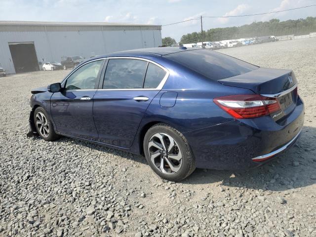 1HGCR2F94GA036008 - 2016 HONDA ACCORD EXL BLUE photo 2