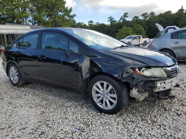 2HGFB2F90CH545042 - 2012 HONDA CIVIC EXL 黑色 照片 4