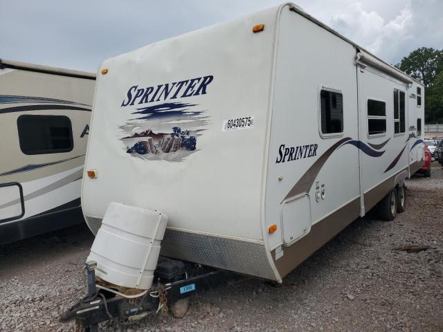 4YDT2992281530800 - 2008 KEYSTONE SPRINTER WHITE photo 2