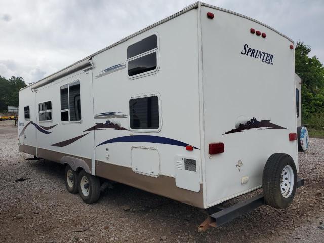 4YDT2992281530800 - 2008 KEYSTONE SPRINTER WHITE photo 3