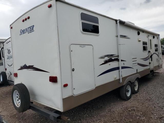 4YDT2992281530800 - 2008 KEYSTONE SPRINTER WHITE photo 4