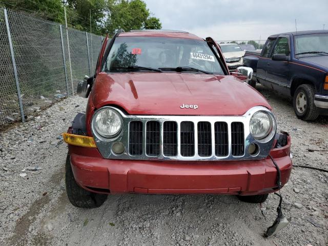 1J4GK58K96W215405 - 2006 JEEP LIBERTY LIMITED BURGUNDY photo 5