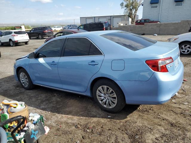 4T1BF1FK5EU752276 - 2014 TOYOTA CAMRY L BLUE photo 2