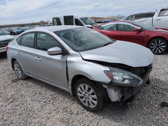 3N1AB7APXKY404566 - 2019 NISSAN SENTRA S SILVER photo 4