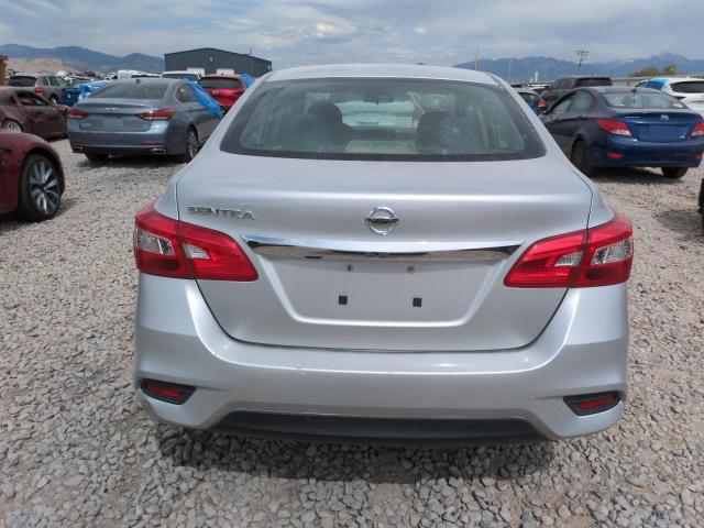 3N1AB7APXKY404566 - 2019 NISSAN SENTRA S SILVER photo 6
