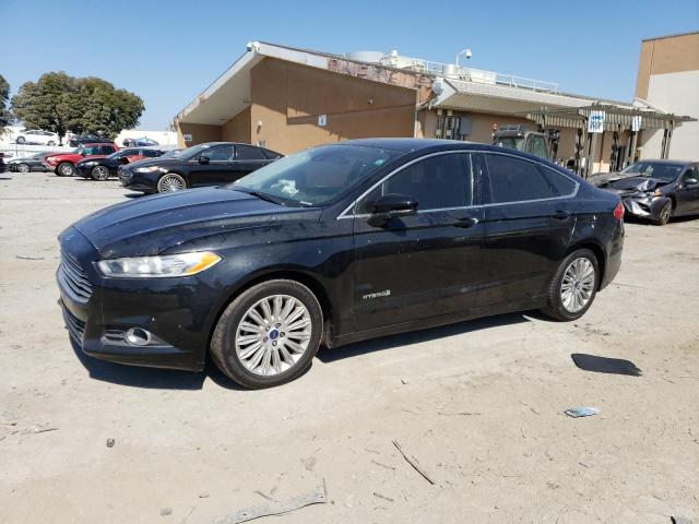 3FA6P0LU7FR185652 - 2015 FORD FUSION SE HYBRID BLACK photo 1