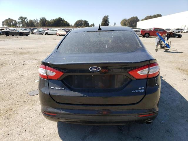 3FA6P0LU7FR185652 - 2015 FORD FUSION SE HYBRID BLACK photo 6