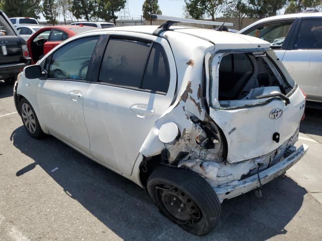 JTDKT903995254143 - 2009 TOYOTA YARIS WHITE photo 2