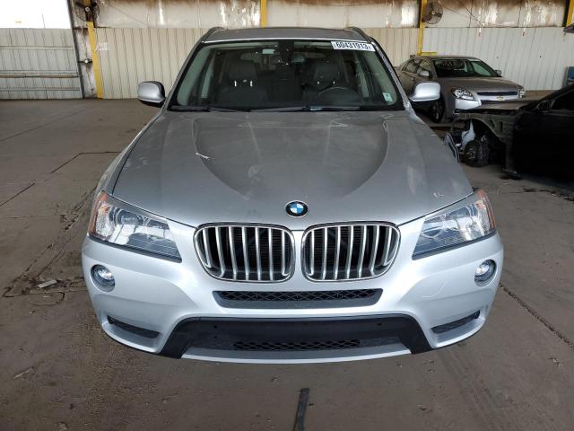 5UXWX9C55E0D17556 - 2014 BMW X3 XDRIVE28I SILVER photo 5