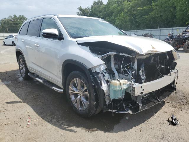 5TDKKRFH0FS109164 - 2015 TOYOTA HIGHLANDER XLE 白色 照片 4