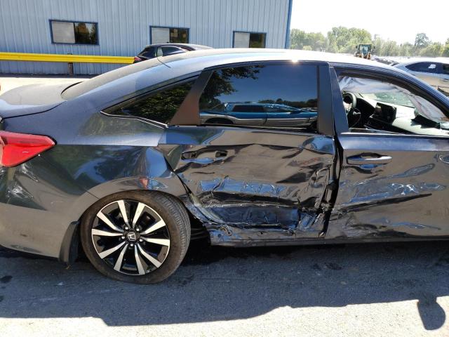 2HGFE1F74NH327446 - 2022 HONDA CIVIC EX GRAY photo 10