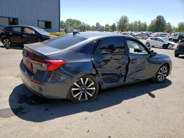 2HGFE1F74NH327446 - 2022 HONDA CIVIC EX GRAY photo 3