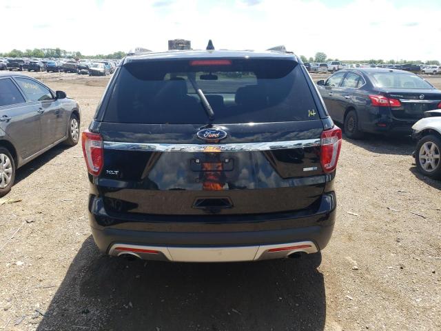 1FM5K8DH4GGC32080 - 2016 FORD EXPLORER XLT BLACK photo 6