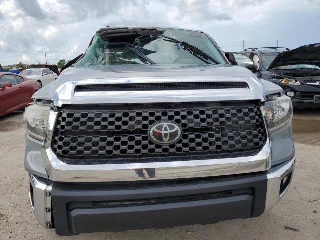 5TFRY5F10KX246991 - 2019 TOYOTA TUNDRA DOUBLE CAB SR/SR5 GRAY photo 5
