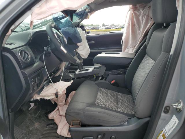 5TFRY5F10KX246991 - 2019 TOYOTA TUNDRA DOUBLE CAB SR/SR5 GRAY photo 7
