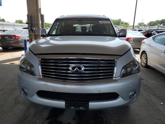 JN8AZ2NC5E9350630 - 2014 INFINITI QX80 SILVER photo 5