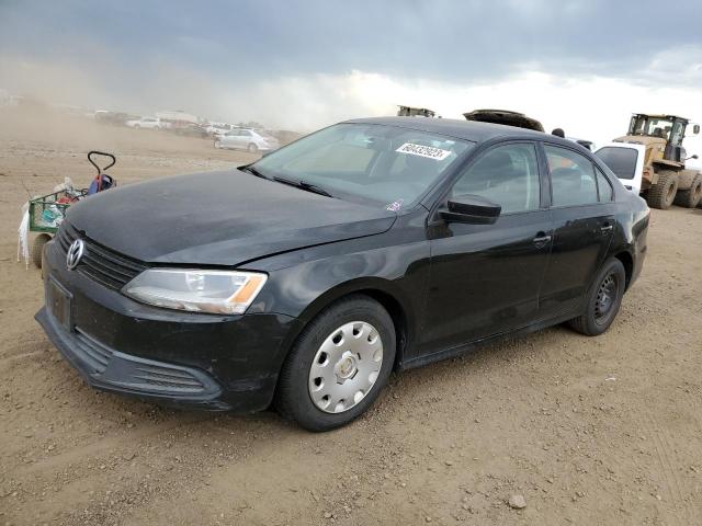 3VW2K7AJ9EM438181 - 2014 VOLKSWAGEN JETTA BASE 黑色 照片 1