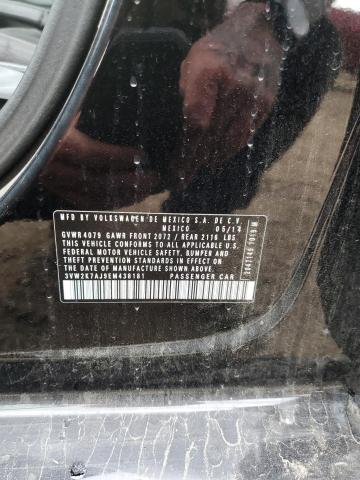 3VW2K7AJ9EM438181 - 2014 VOLKSWAGEN JETTA BASE 黑色 照片 12