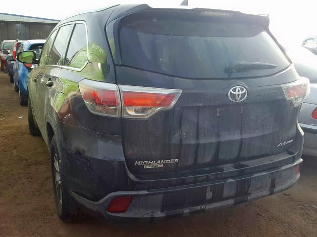 5TDJKRFH5FS156072 - 2015 TOYOTA HIGHLANDER XLE  ფოტო 3