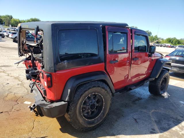 1J4BA3H10BL510848 - 2011 JEEP WRANGLER U SPORT RED photo 3