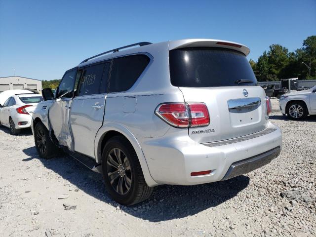 JN8AY2NF2L9360798 - 2020 NISSAN ARMADA PLATINUM SILVER photo 3