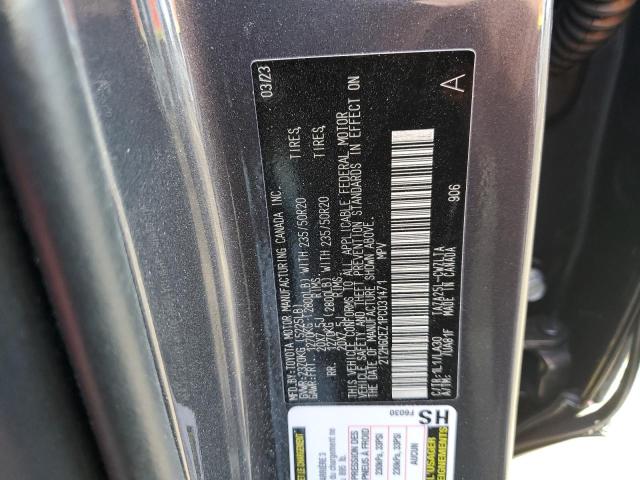 2T2HGCEZ1PC031471 - 2023 LEXUS NX 350 GRAY photo 13