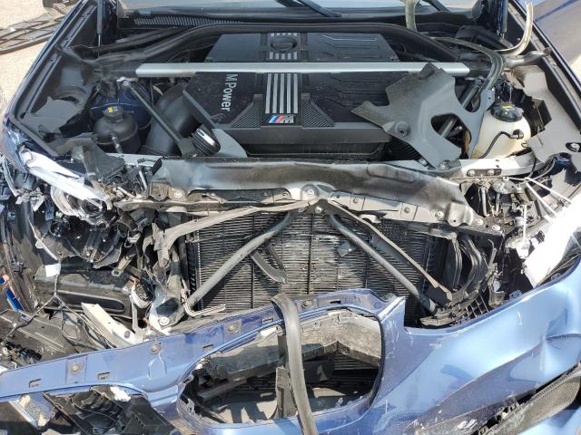 5YMUJ0C00M9D67065 - 2021 BMW X4 M COMPETITION BLUE photo 12