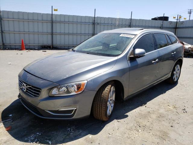 YV140MEK8G1302024 - 2016 VOLVO V60 T5 PREMIER SILVER photo 1