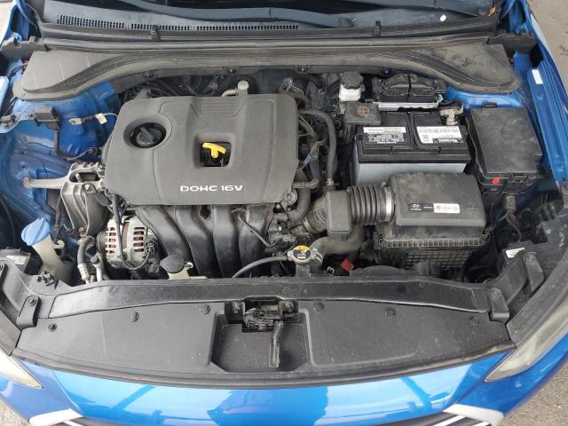 KMHD74LF0HU421981 - 2017 HYUNDAI ELANTRA SE BLUE photo 11