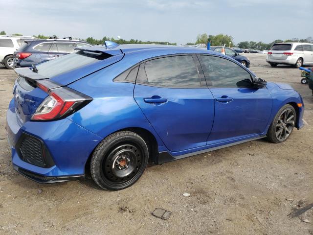 SHHFK7H48JU208441 - 2018 HONDA CIVIC SPORT BLUE photo 3