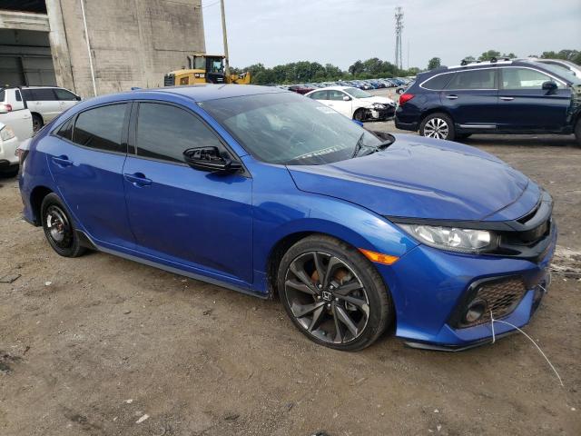 SHHFK7H48JU208441 - 2018 HONDA CIVIC SPORT BLUE photo 4