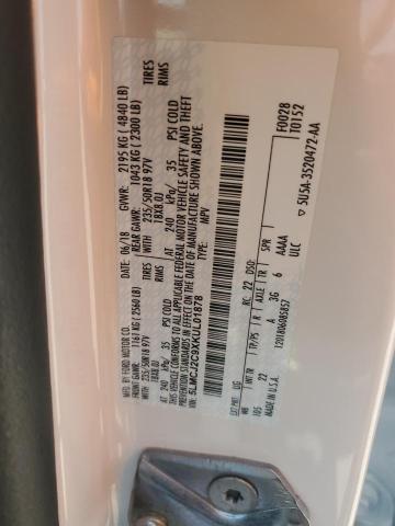 5LMCJ2C9XKUL01878 - 2019 LINCOLN MKC SELECT თეთრი ფოტო 13