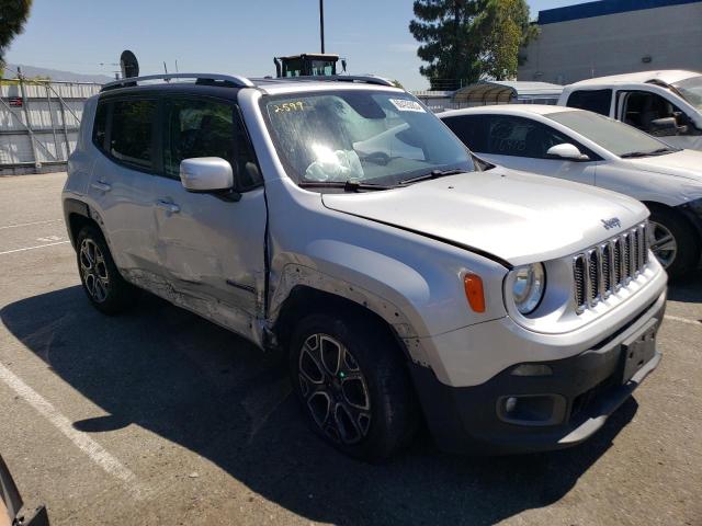 ZACCJADB3HPF09369 - 2017 JEEP RENEGADE LIMITED SILVER photo 4