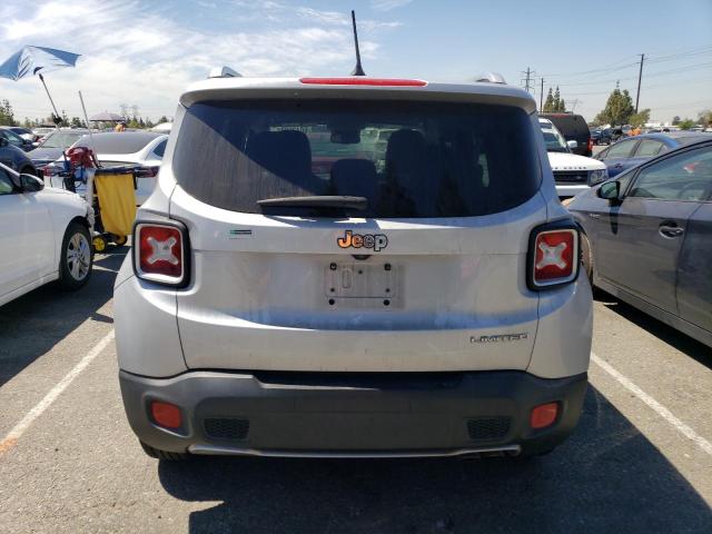 ZACCJADB3HPF09369 - 2017 JEEP RENEGADE LIMITED SILVER photo 6