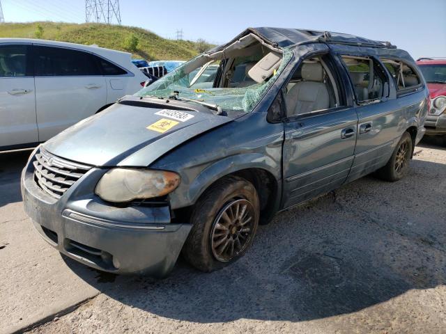 2C8GP54L25R122317 - 2005 CHRYSLER TOWN & COU TOURING GREEN photo 1