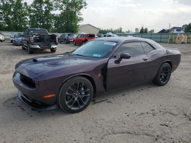 2C3CDZFJ0MH555543 - 2021 DODGE CHALLENGER R/T SCAT PACK PURPLE photo 1