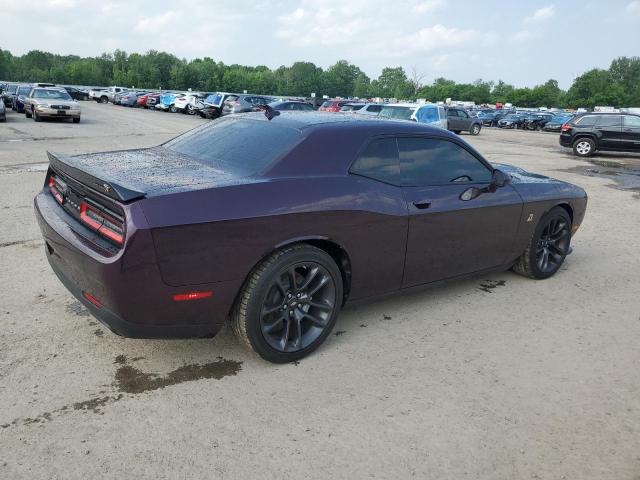 2C3CDZFJ0MH555543 - 2021 DODGE CHALLENGER R/T SCAT PACK PURPLE photo 3