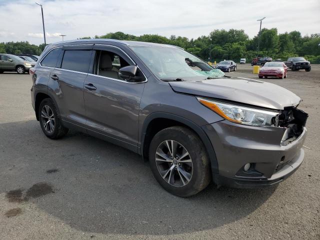 5TDJKRFH0GS355760 - 2016 TOYOTA HIGHLANDER XLE Boz foto 4
