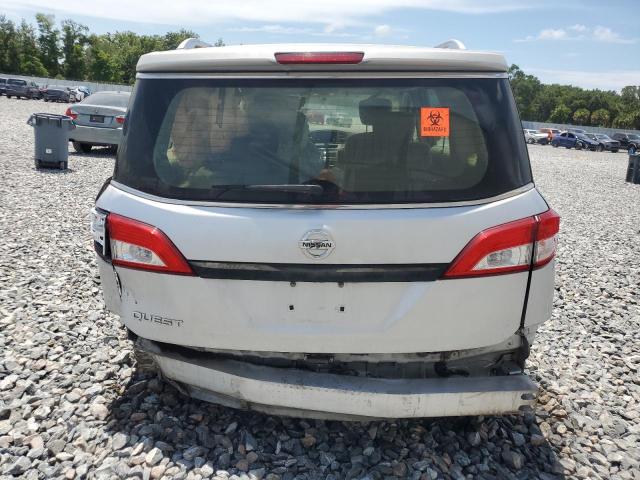 JN8AE2KP2D9070276 - 2013 NISSAN QUEST S SILVER photo 6