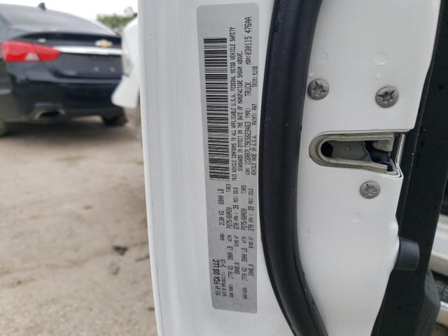 1C6RR7LT5KS623463 - 2019 RAM 1500 CLASS SLT 白色 照片 12