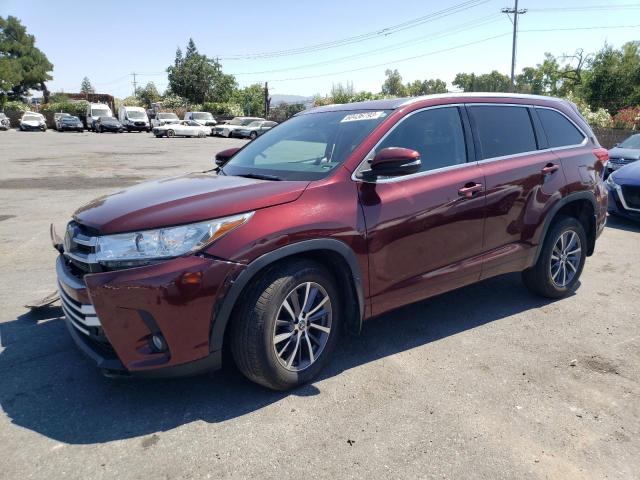 5TDJZRFH6JS819797 - 2018 TOYOTA HIGHLANDER SE RED photo 1