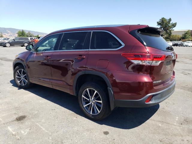 5TDJZRFH6JS819797 - 2018 TOYOTA HIGHLANDER SE RED photo 2