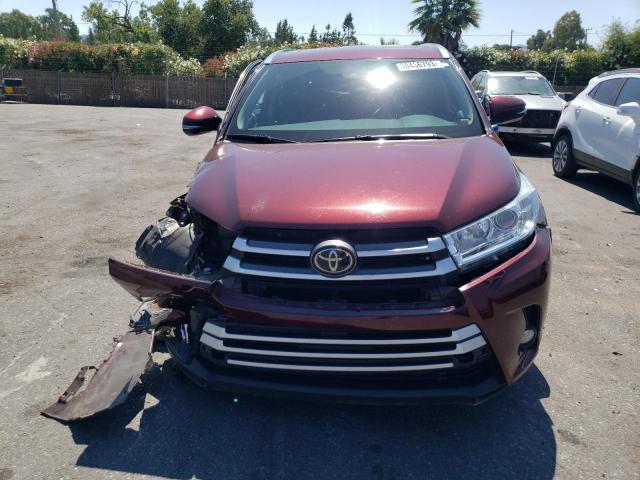 5TDJZRFH6JS819797 - 2018 TOYOTA HIGHLANDER SE RED photo 5