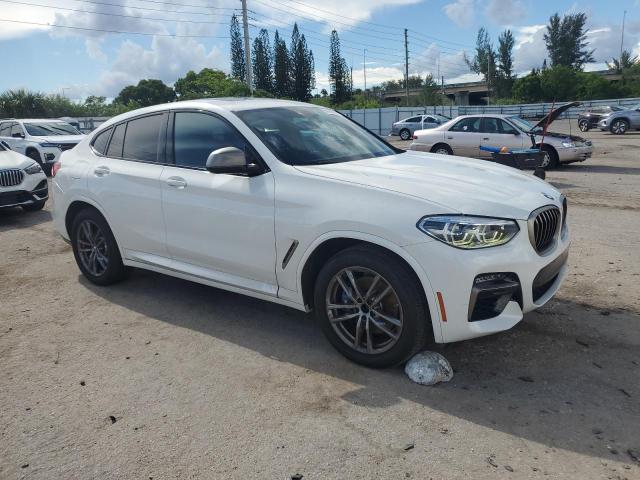 5UX2V5C08L9B05941 - 2020 BMW X4 XDRIVEM40I WHITE photo 4